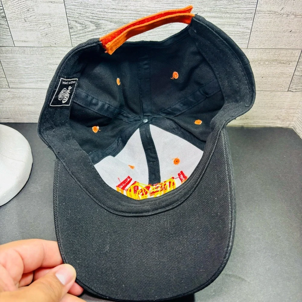 Cobra Retro Y2K Early 2000’s Embroidered Flames on Black Cap Dodge Hemi‎ Hat